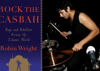 Rock the Casbah by Robin Wright (Simon & Schuster, 2011); Drummer Mohsin Din of Zerobridge.