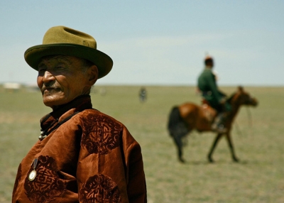 During the Naadam festival in Mongolia (Photo by mysim/flickr)