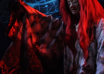 Masashi Nomura as Izanami in 'Mystical Abyss.' (http://onthebridgeway.wordpress.com/)