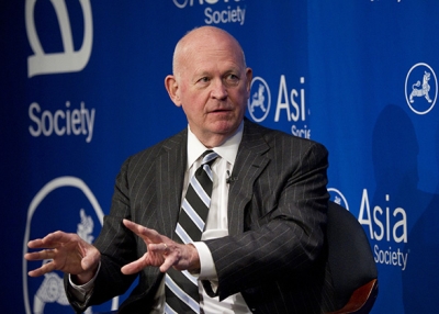 Michael Pillsbury speaks at Asia Society New York on April 7, 2015. 