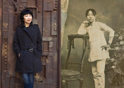 L: Amy Tan (Rick Smolan/Against All Odds Productions). R: Amy Tan’s grandmother circa 1925 (Amy Tan’s private family archives).