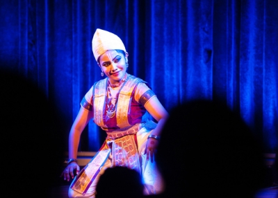 Indian classical dancer Anwesa Mahanta at Asia Society Hong Kong on July 16, 2013. (Scott Brooks/Imagenix)