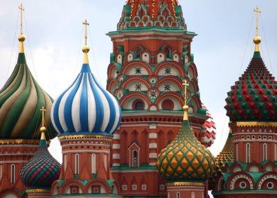 St. Basil's Cathedral in Moscow. (Punxutawneyphil/flickr)