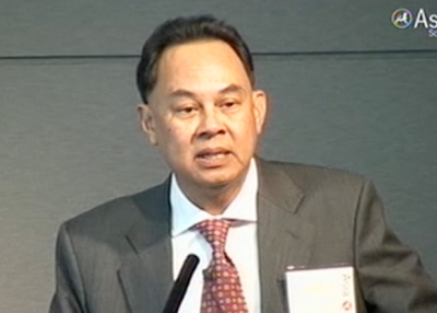Thai Foreign Minister Kasit Piromya at the Asia Society.