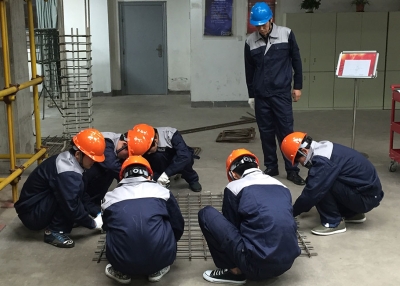 Students in a career and technical education program in China.