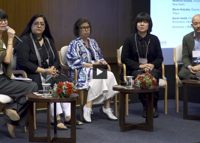 Panelists at the 2019 Arts & Museum Summit in Delhi, October 12, 2019