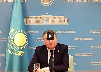 Kazakhstan: Minister of Foreign Affairs Mukhtar Tileuberdi
