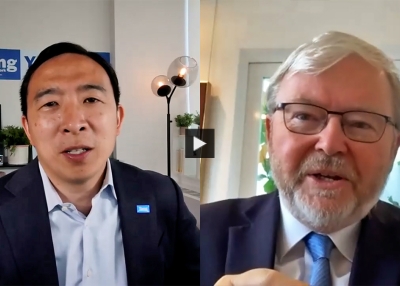 Andrew Yang in Conversation With Asia Society President Kevin Rudd