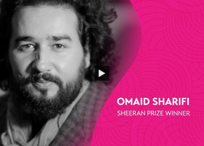 Omaid Sharifi Accepts Inaugural Sheeran Prize