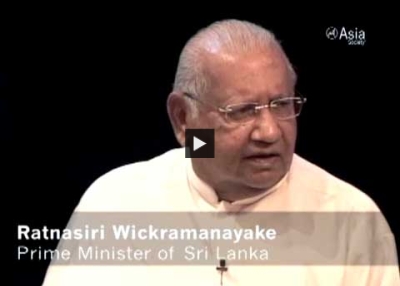 Sri Lanka PM on ICRC Access to Camps (Excerpt)
