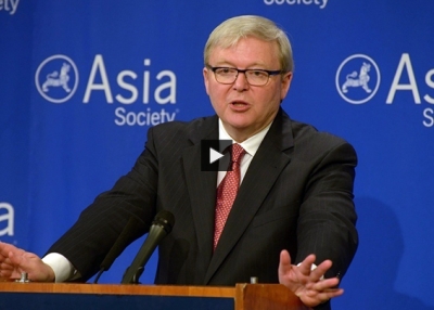 Kevin Rudd: China's 'Pan-Continental Infrastructure Agenda' Will Open a 'Second Gateway to the World'