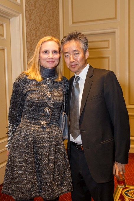 Iwona and Norbu Tenzing. The Tenzings are Asia Society supporters and also work with Asia Society Board Member Richard Blum at the American Himalaya Foundation. (Drew Altizer/Asia Society)