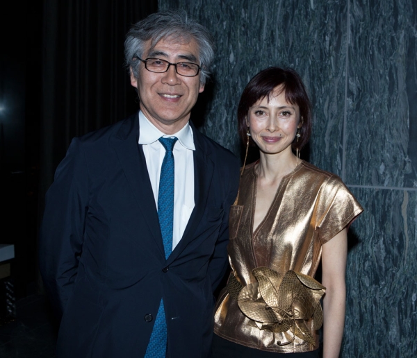 Fumio Nanjo (L) and Melissa Chiu. (Eric Powell/Asia Society)