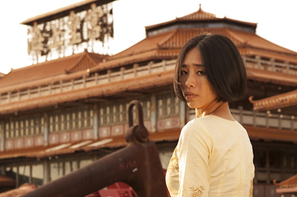 Actress Wu Ke-Xin in Midi Z's "The Palace on the Sea" (2014), screening at Asia Society New York on March 7, 2015.