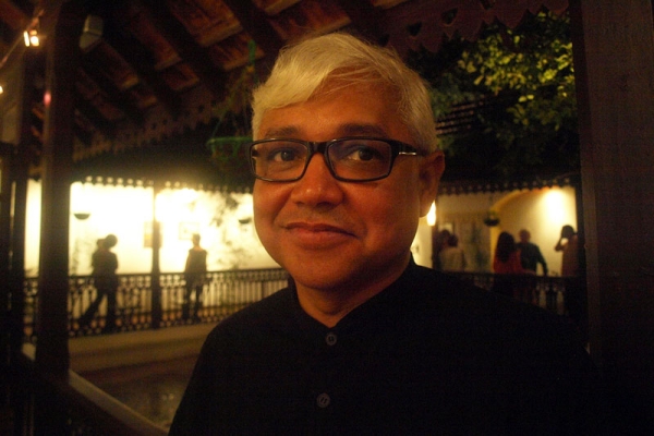 'River of Smoke' author Amitav Ghosh, appearing at Asia Society New York on Nov. 3, 2011. (Frederick Noronha/Flickr)