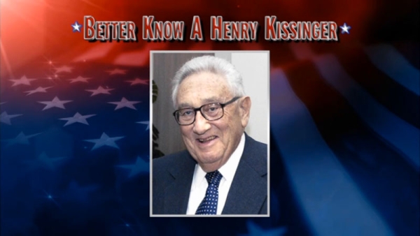 "Better Know A Henry Kissinger" on the June 13, 2011 episode of The Colbert Report or Comedy Central.