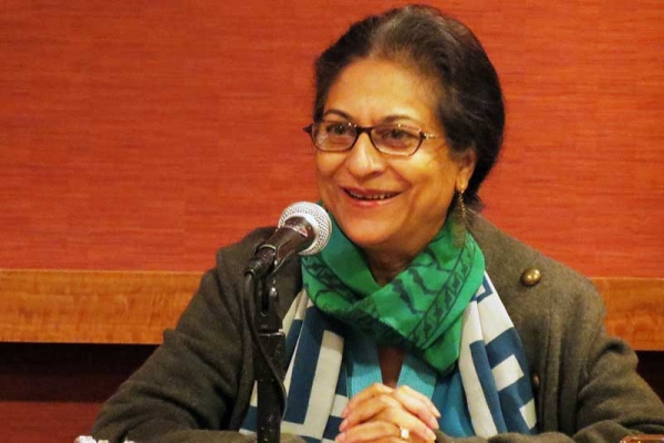 Asma Jahangir, recipient of the UNA-USA Human Rights Award, in New York City on Nov. 9, 2011. (Joseph Catapano/UNA-USA)