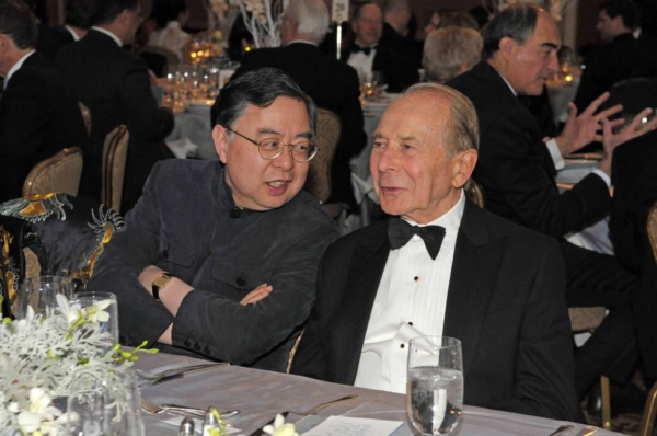 Asia Society Co-Chair Ronnie Chan and Asia Society Chairman Emeritus Maurice R. Greenberg. (Elsa Ruiz)