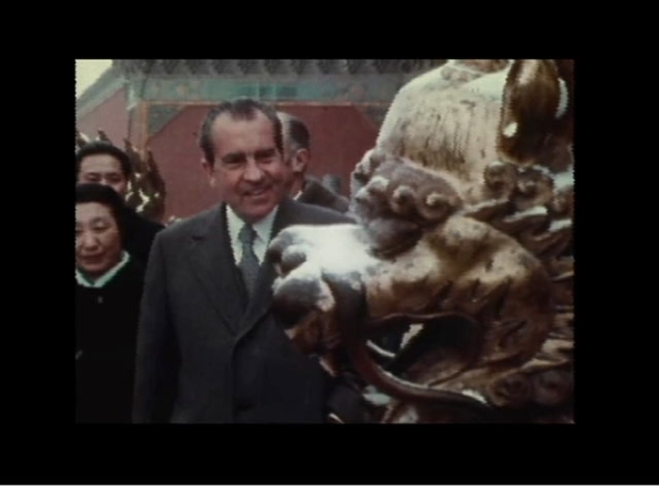 Archival footage of U.S. President Richard Nixon in China in 1972, from Mike Chinoy's documentary 'Assignment: China—The Week That Changed The World.'