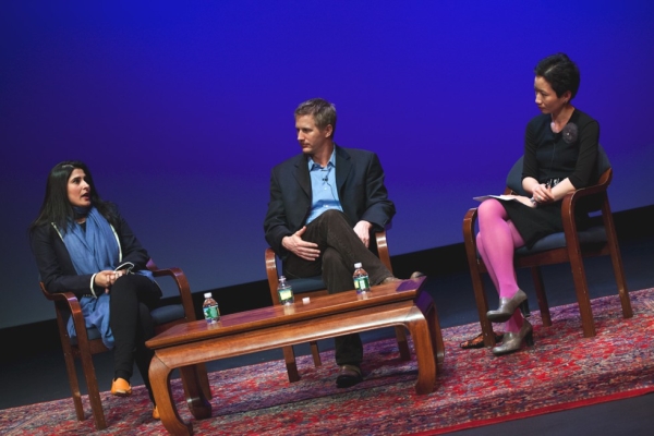 L to R: Sharmeen Obaid-Chinoy, Daniel Junge and La Frances Hui. (Suzanna Finley)