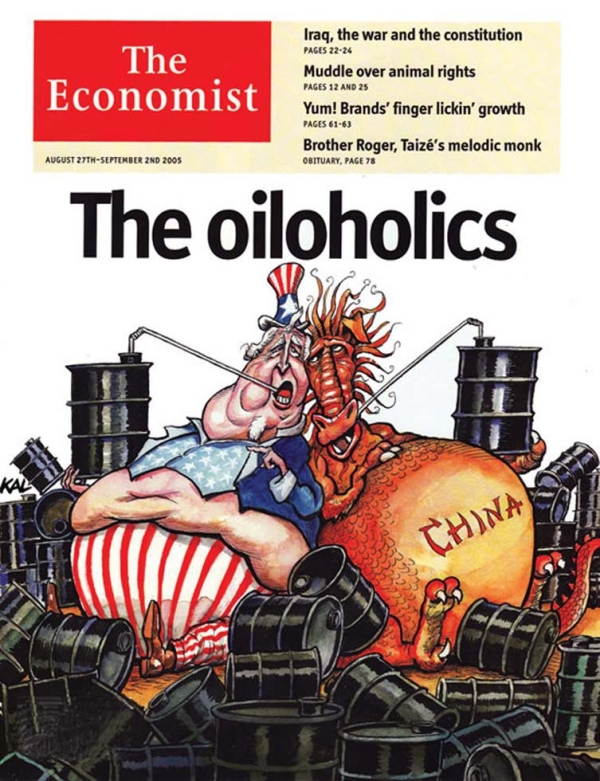 Kallaugher has produced several thousand cartoons and more than 100 covers for The Economist since 1978. (KAL)