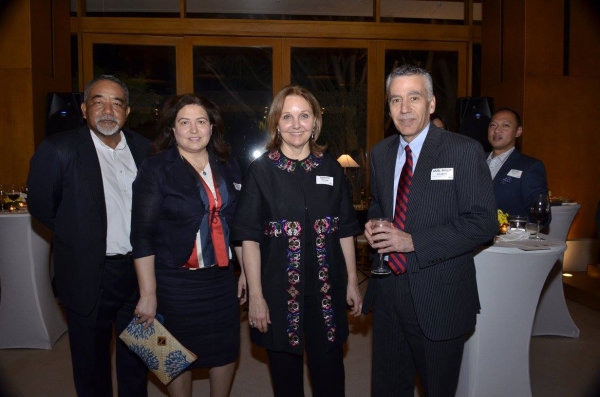 Amb. Lalduhthlana Ralte of India, Amb. Esra Cankorur of Turkey, Asia Society President and CEO Josette Sheeran, and Amb. Philip Goldberg of the United States