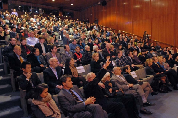 A full house at the sold-out ChinaFile launch at Asia Society New York on February 5, 2013. (Elsa Ruiz/Asia Society)