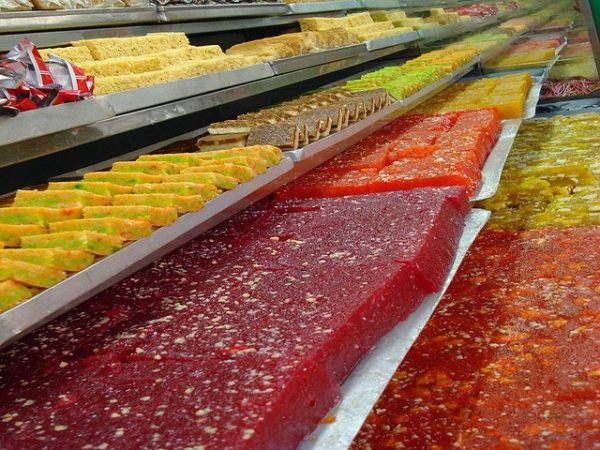 A vast array of sweets in a Kolkata shop. (Dipanker Dutta/Flickr)