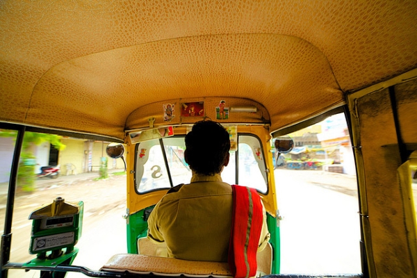 The streets start to blur on an auto ride in Bangalore, India on June 2, 2013. (R E B E L/Flickr)