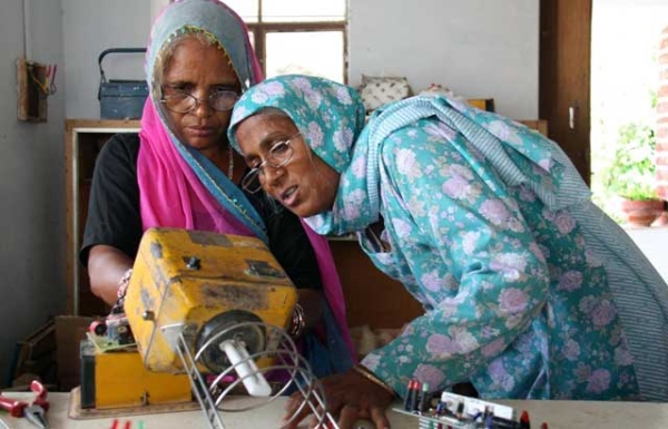 In "Grandmother Power," photographer Paola Gianturco turns her lens on women training to become solar engineers at Barefoot College in Tilonia, Rajasthan, India. (Paola Gianturco)
