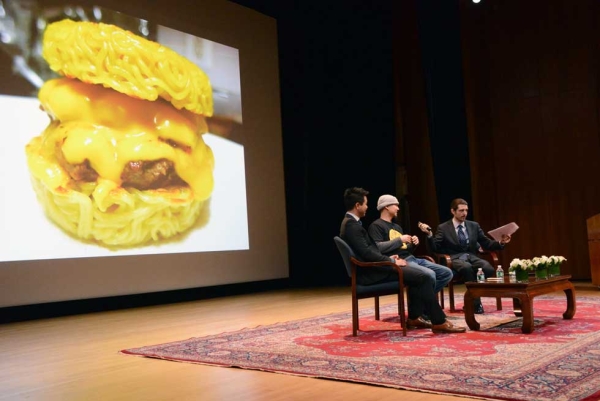 Asia Society New York hosted a panel discussion and tasting reception on "The Ramen Burger Effect" on December 18, 2013. (Kenji Takigami/Asia Society)