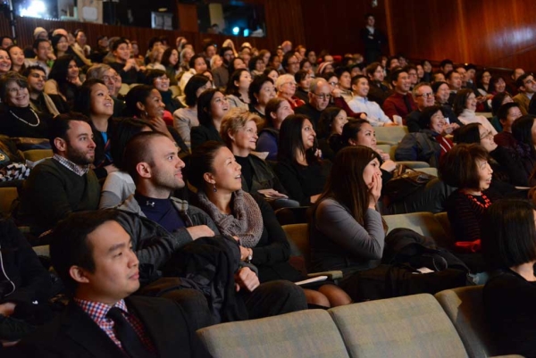 A nearly full house enjoyed the ramen program at Asia Society New York on December 18, 2013. (Kenji Takigami/Asia Society)