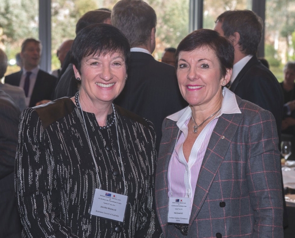Jennifer Westacott, CEO, Business Council of Australia with Kate Carnell AO, CEO, Australian Chamber of Commerce & Industry. (Irene Dowdy)