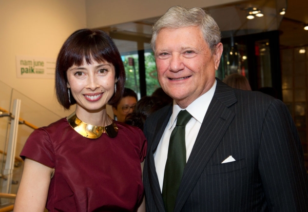 Asia Society Museum Director Melissa Chiu (L) and Jerry Speyer, Chairman and Co-Chief Executive Officer at Tishman Speyer Properties, L.P. (Elena Olivo/Asia Society)