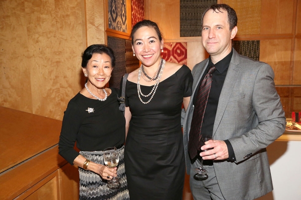 Lulu Wang, Valerie Queurata, and Matt Silverman. (Sylvain Gaboury/Patrick McMullan Company)