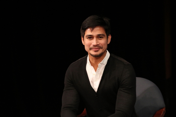 The Filipino actor Piolo Pascual visited Asia Society on November 20. (Ellen Wallop/Asia Society)