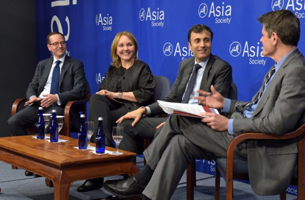 Evan Medeiros, Josette Sheeran, Ruchir Sharma, and Tom Nagorski predict what will happen in Asia in 2017. (Elsa Ruiz/Asia Society)