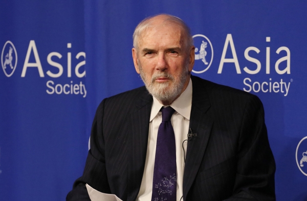 Jonathan Spence, Sterling Professor of History, Emeritus, at Yale University discusses the work of the Center on U.S.-China Relations at Asia Society New York on February 28, 2017. (Asia Society/Ellen Wallop)