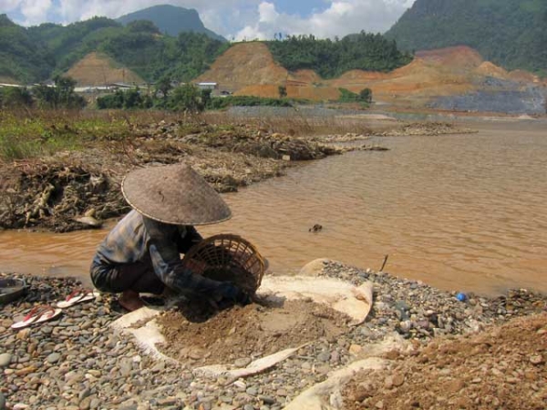 Future site of the Xayaburi Dam in Laos. (International Rivers/Flickr)