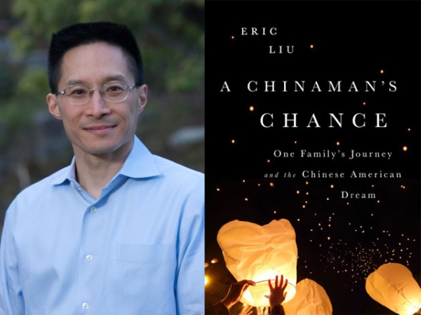 Eric Liu (L), author of "A Chinaman's Chance: One Family's Journey and the Chinese American Dream" (PublicAffairs, 2014). (Author photo: Alan Alabastro)