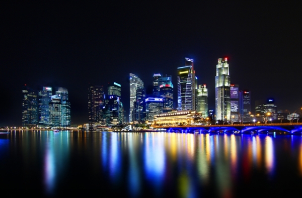 Singapore Skyline (Wikimedia Commons)