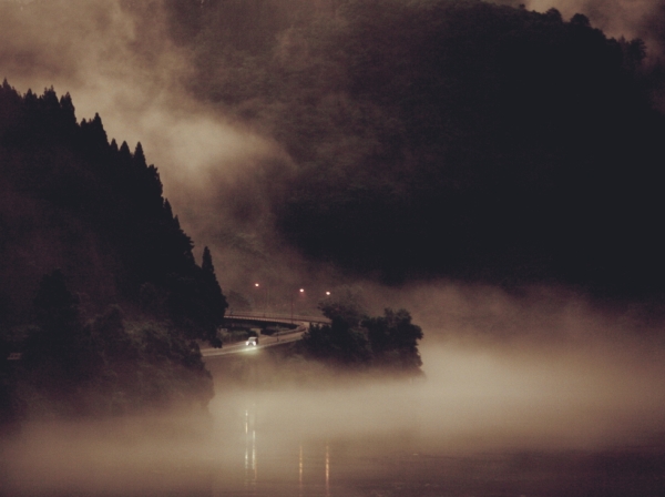 A foggy road in Oku Aizu. (Hideyuki Katagiri)