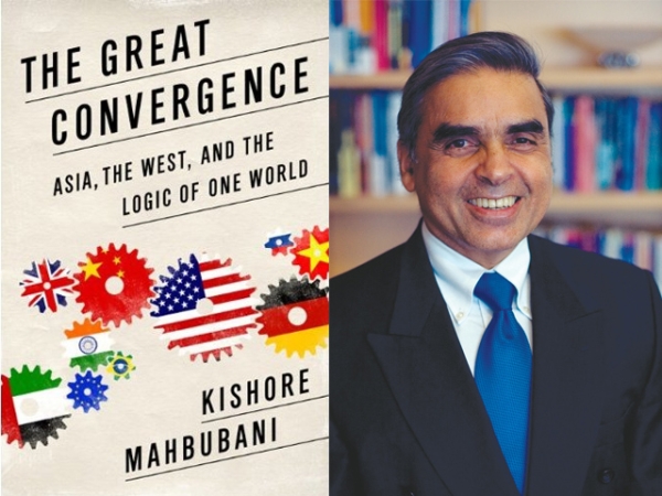 L: "The Great Convergence" by Kishore Mahbubani (PublicAffairs). R: The author.