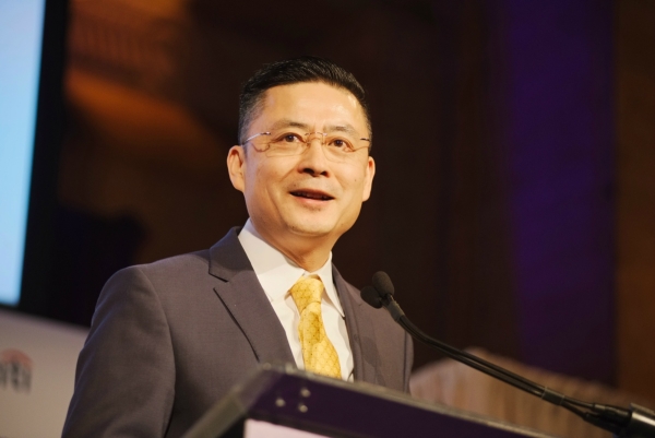 HNA CEO Adam Tan speaks at Asia Game Changers Awards