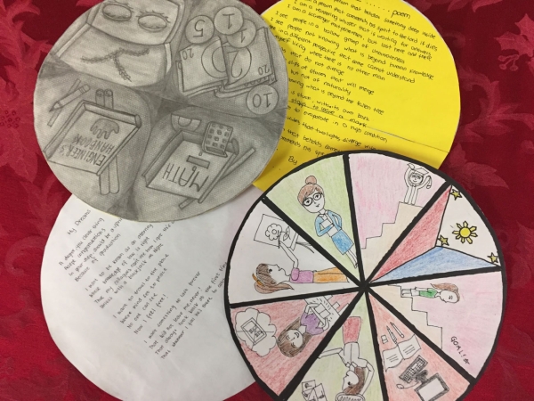 Cultural mandalas created by students