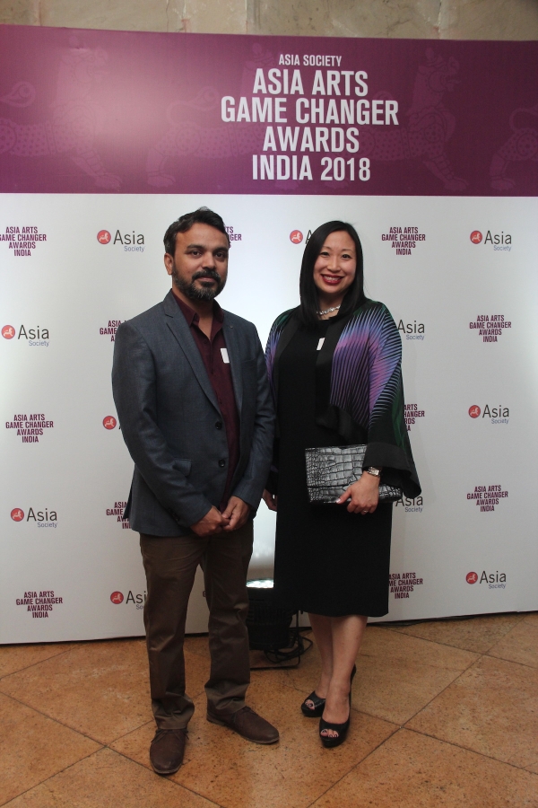 Abir Karmarkar, Asia Arts Future Awardee 2017 & Michelle Yun, Senior Curator at Asia Society Museum