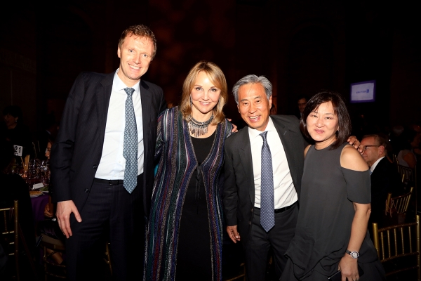 Asia Society CEO Josette Sheeran with Citi's Stephen Bird and guests at Game Changers 2018