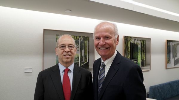 Danny Russel with Dick Drobnick, Chairman of ASSC