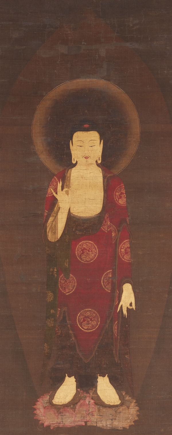 Descent of Buddha Amida. Japan. Kamakura period, late 13th century. 
