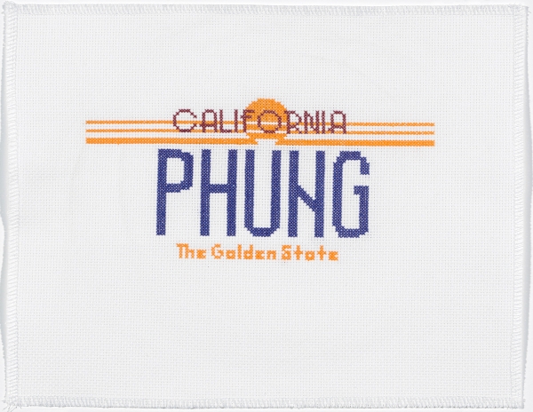 Phung Huynh, ‘Phung,’ 2019, Cotton fabric and embroidery thread, Courtesy of the artist